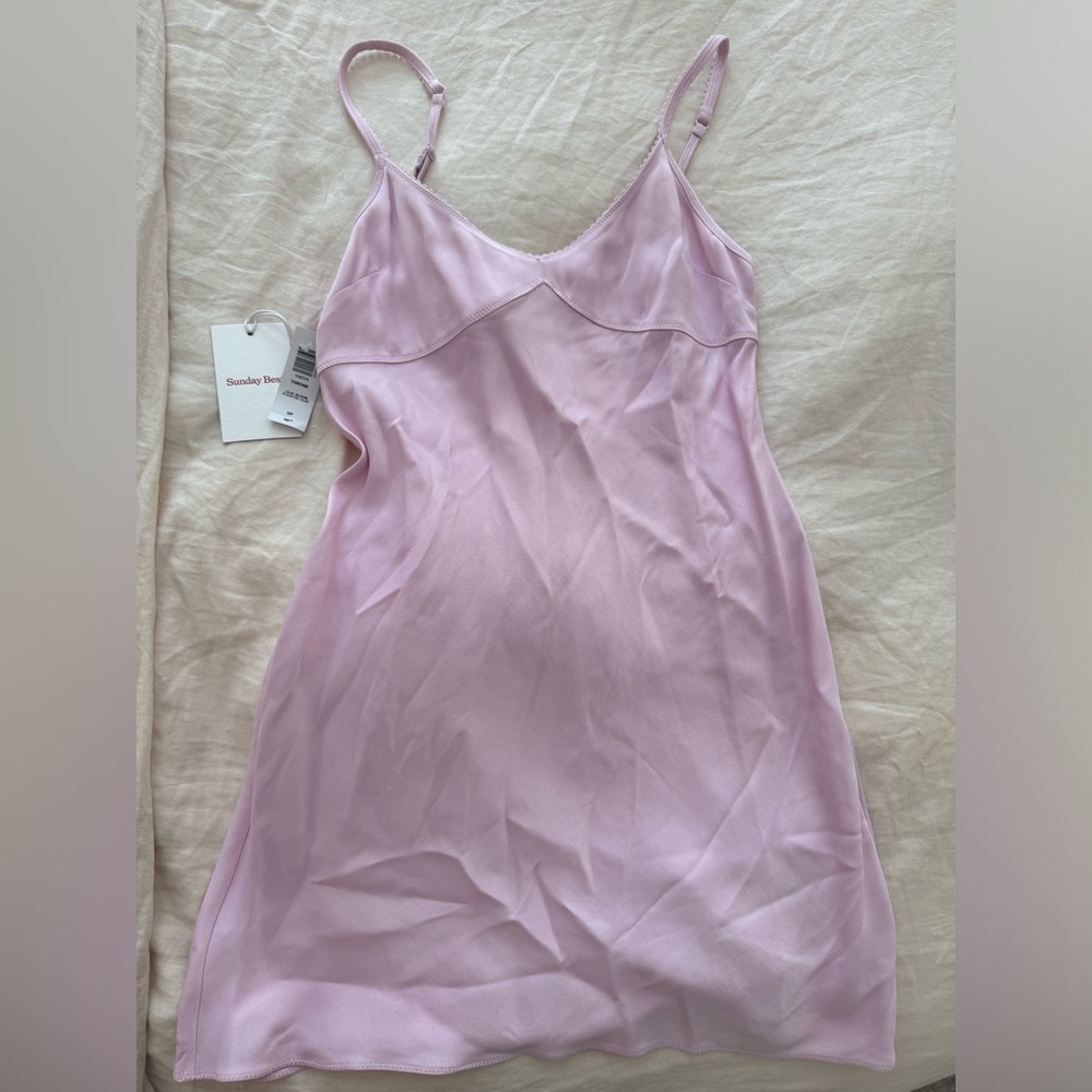 NWT Aritzia Sunday Best Lilac Bloom Dress Size Small